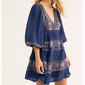 Free People My Love Long Sleeve Dress
